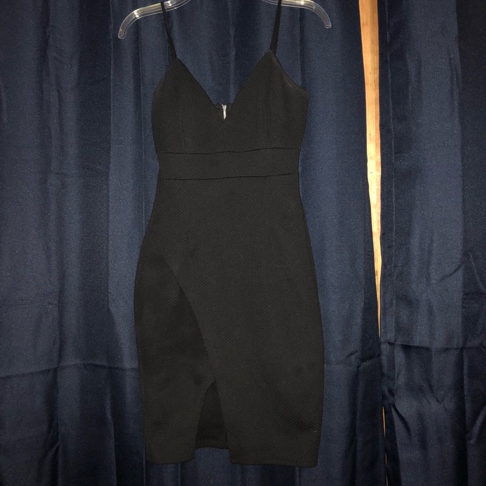Black akira mini dress